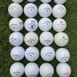 Callaway White Balls  50 Pcs