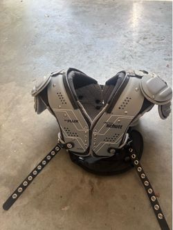 Football shoulder pads w/ back pad