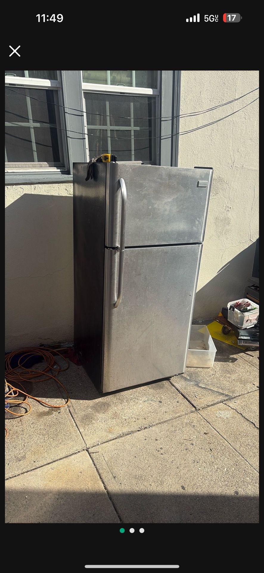 Fridge And Dishwasher Moving Sale Stainless Steel