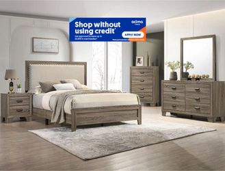 4pcs Queen Bedroom Set With Ortho Mattress Included