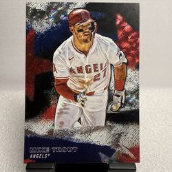2026 Topps Stars of MLB Silver Crackle Foil Board Mike Trout