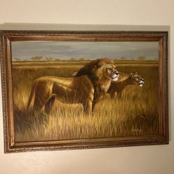 Lion and lioness original!