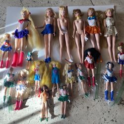 1990s Sailor Moon Dolls action figures accessories excellent condition 