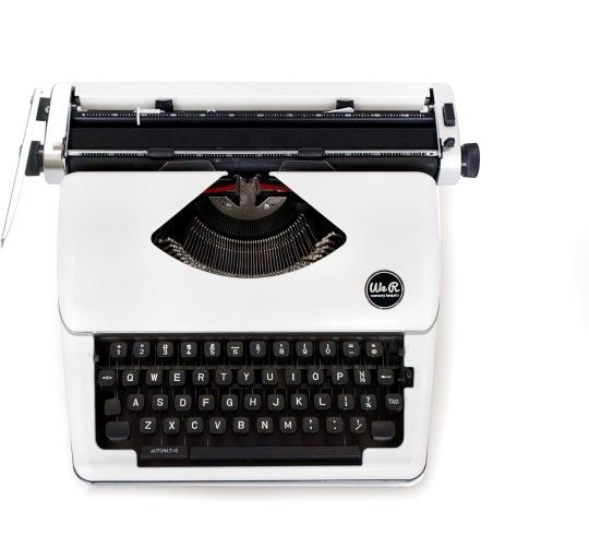 We R Memory Keepers- Retro Typewriter- White