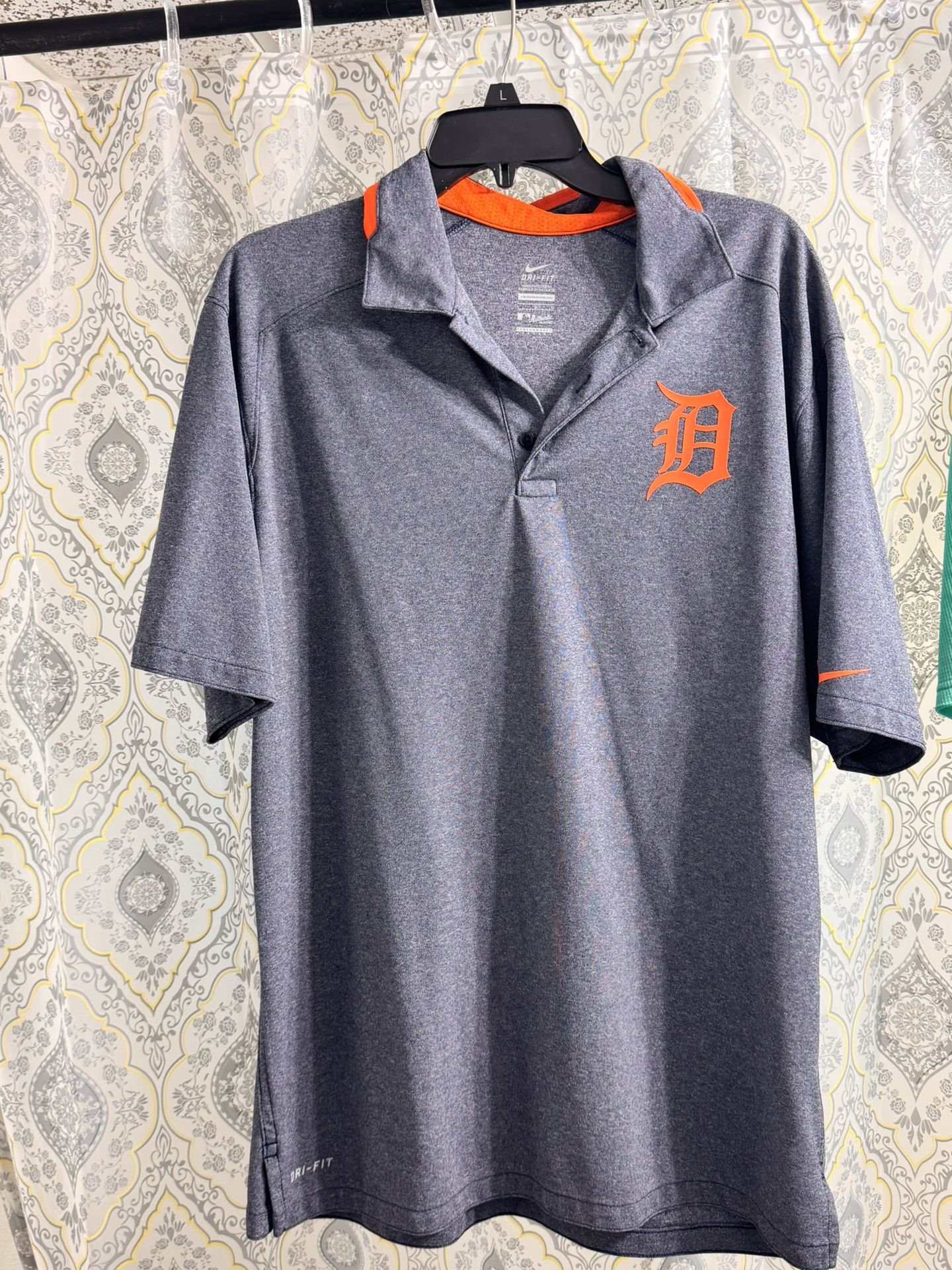 Detroit Tigers Nike Dri Fit Polo