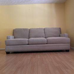     Fabric Sofa, Excellent Condition.  