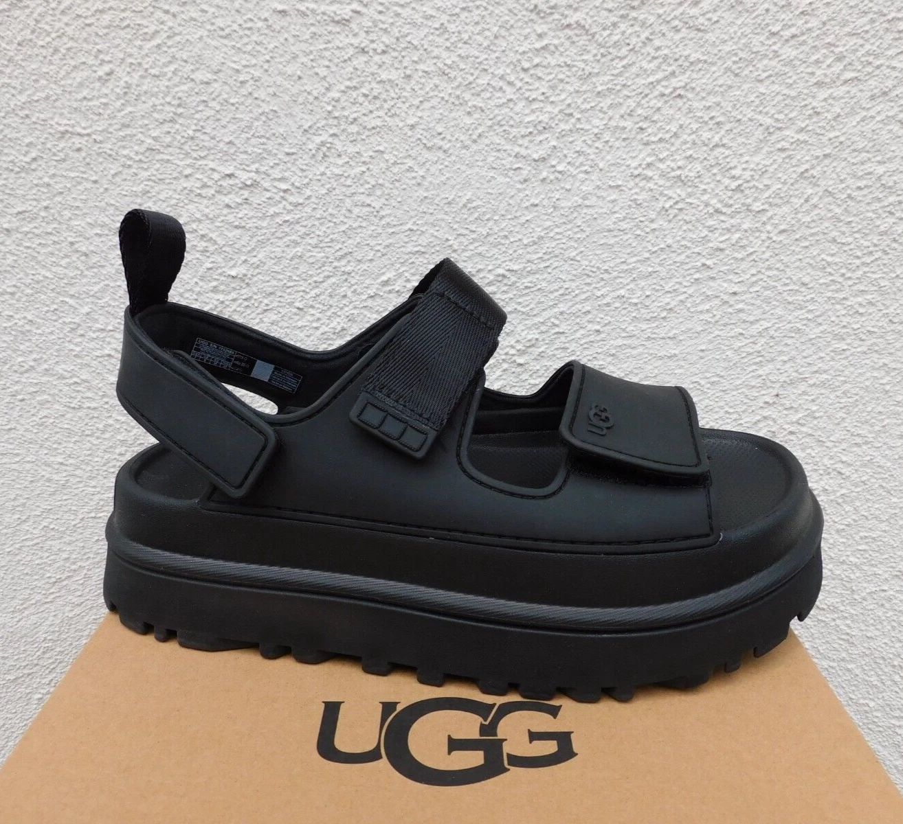 Women's UGG Goldenglow Platform Sandals - Black 1152685 - Size 11