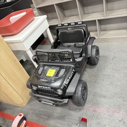  Ride on Truck, 24V Ride on Toys for Kids, Electric Vehicle with Parent Remote Control, Music, Horn, LED Headlights & Spring Suspension, Kids Car for 