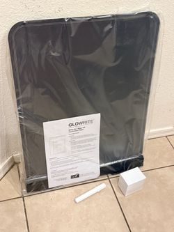 NEW Glowrite LED Illuminated Write-On Wipe-Off Signs Medium 26’ x 19"