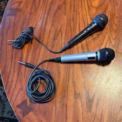 Two Dynamic Microphones 