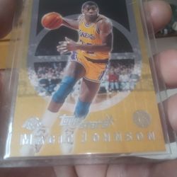 They're Really Cool Tops Gold Magic Johnson Card