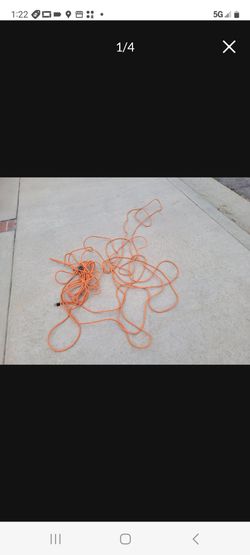 Used Great Condition Heavy-Duty Extension Cord 50 Ft. Orange No Lower Offers Accepted