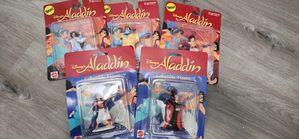 Vintage Disney's Aladdin Collectible Figurines