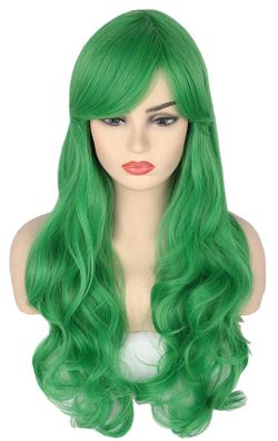 Long Green St Patrick’s Wig Adult
