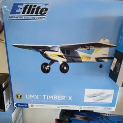 E-flite UMX Timber X RC Airplane bind and fly
