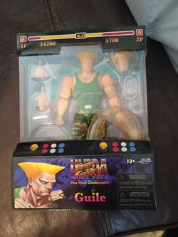 Jada Ultra Street Fighter II Guile Action Figure