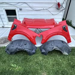 21-23 Ford F-150 OEM parts (race red color)