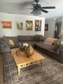 Oversize cloud sectional
