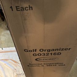 Metal Golf Organizer Brand New