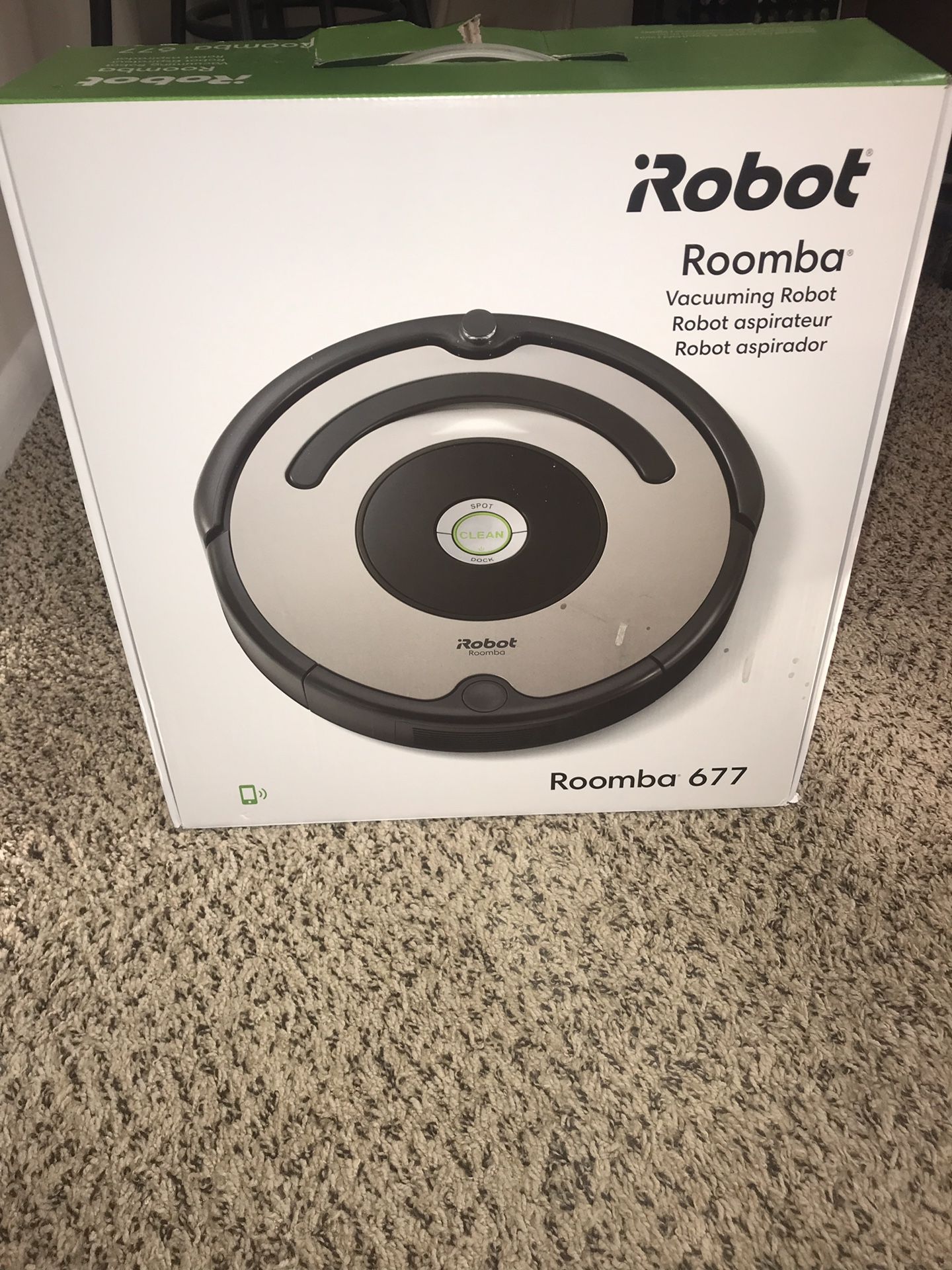 iRobot Roomba 677 Wi-Fi Connected Robot Vacuum - Gray