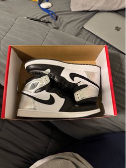 Air Jordan 1 High OG Silver Toe