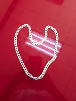 Italian silver necklace