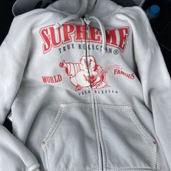 Supreme True Religion Zip Up Hoodie 
