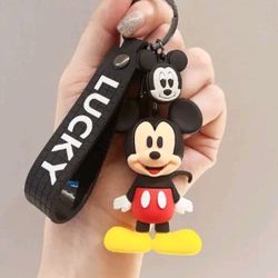 New Mickey Mouse Keychain Or Backpack Charm 