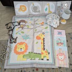 Safari/Jungle Themed Nursery Set
