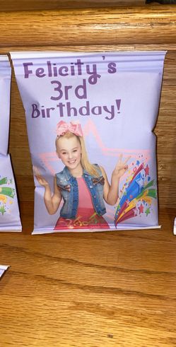 Jojo Siwa Chip Bags