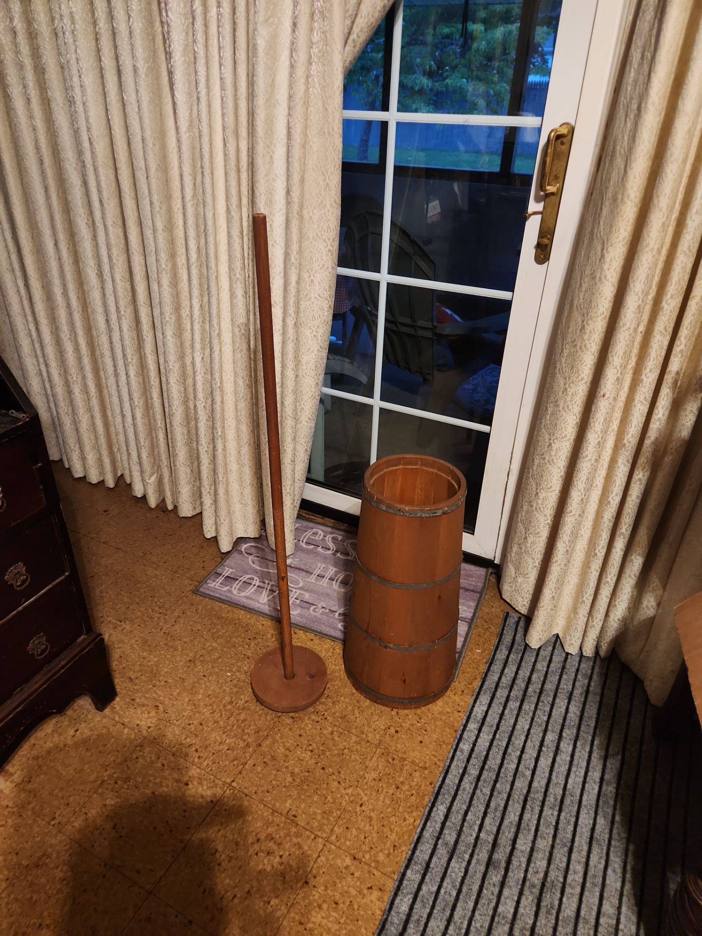 Butter churn may be antique