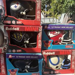 31 NFL Riddell Mini Helmets
