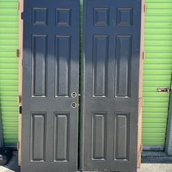 Exterior 8ft Double Door 60x93
