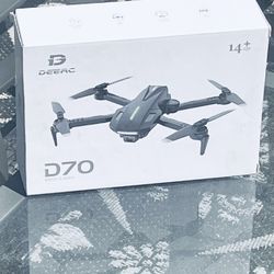 Brand New  DEERC Drone with Camera, D70 Drones with Camera for Adults 1080P HD