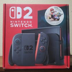Nintendo Switch 2 - Mario Kart Bundle - Console - New Sealed