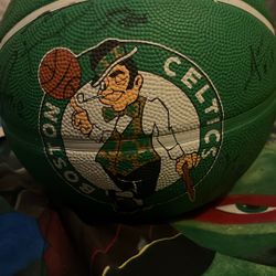 Signed Boston Celtics Basketball