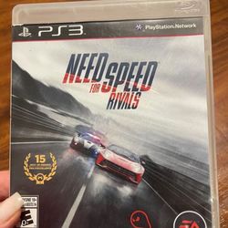 Need For Speed Rivals PS3 Game Play Station 3