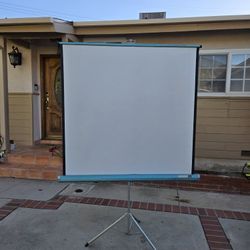 DA- LITE Challenger Portable Foldable Large Screen 5 x 5