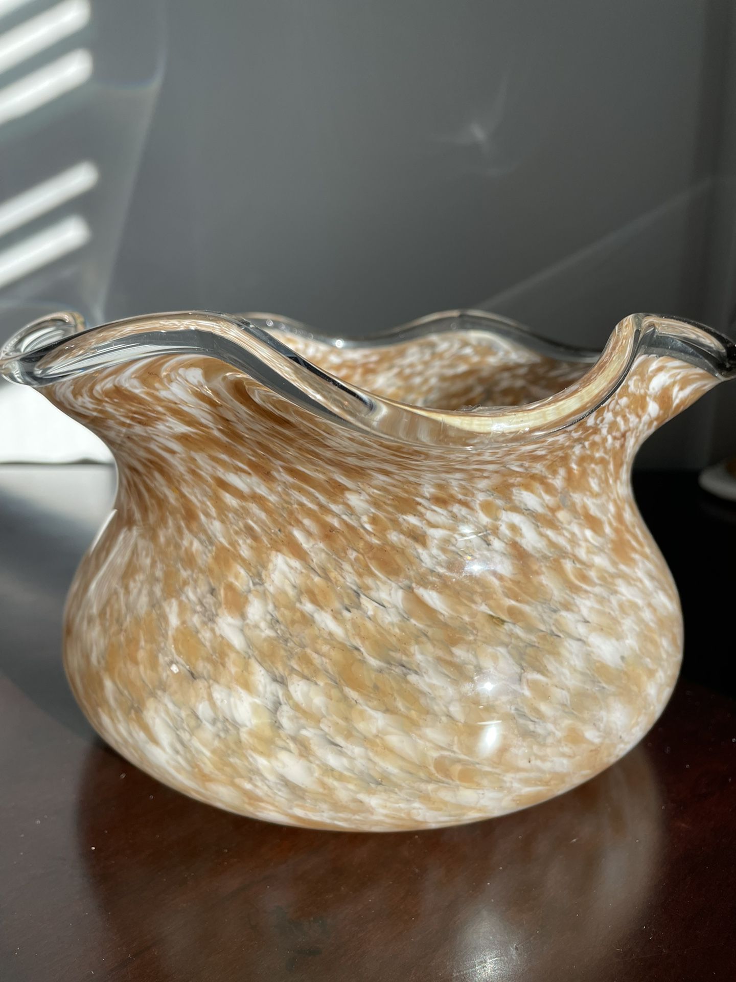 Gorgeous Piece Of Art! Handmade Glass Bowl From Asheville Artist