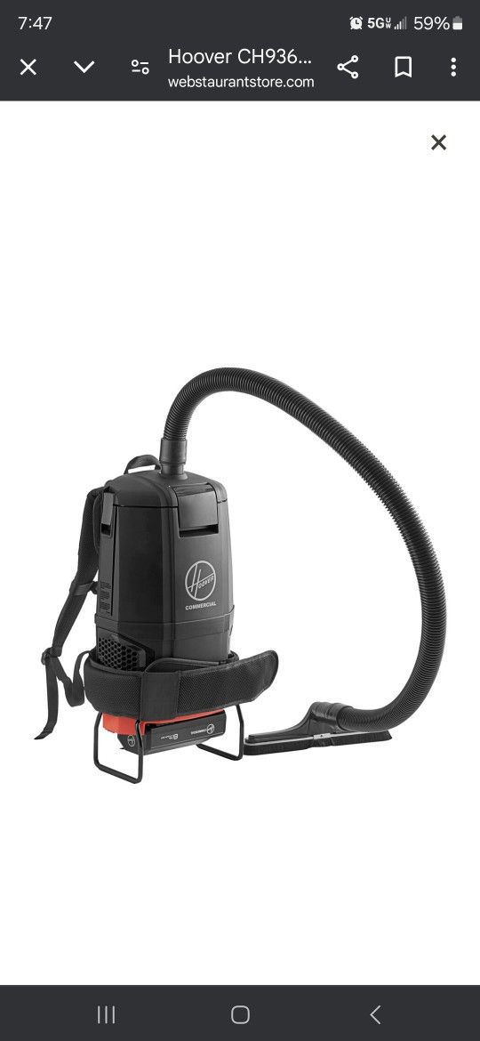 Hoover Cordless Backpack Vacuum
