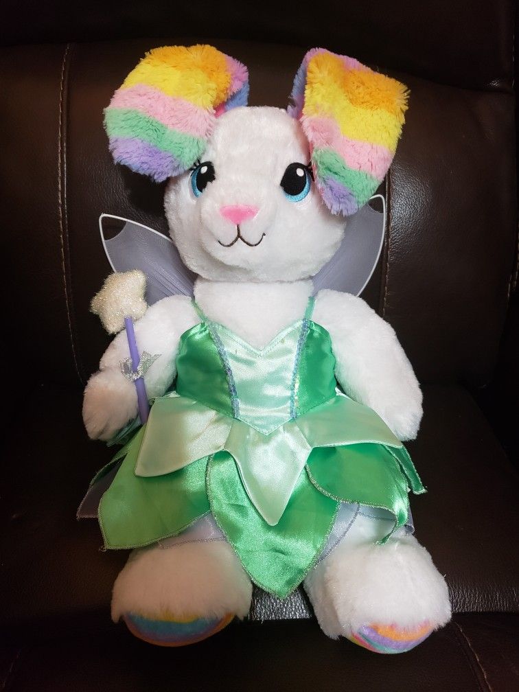 Rabbit Build A Bear With Tinkerbell Outfit