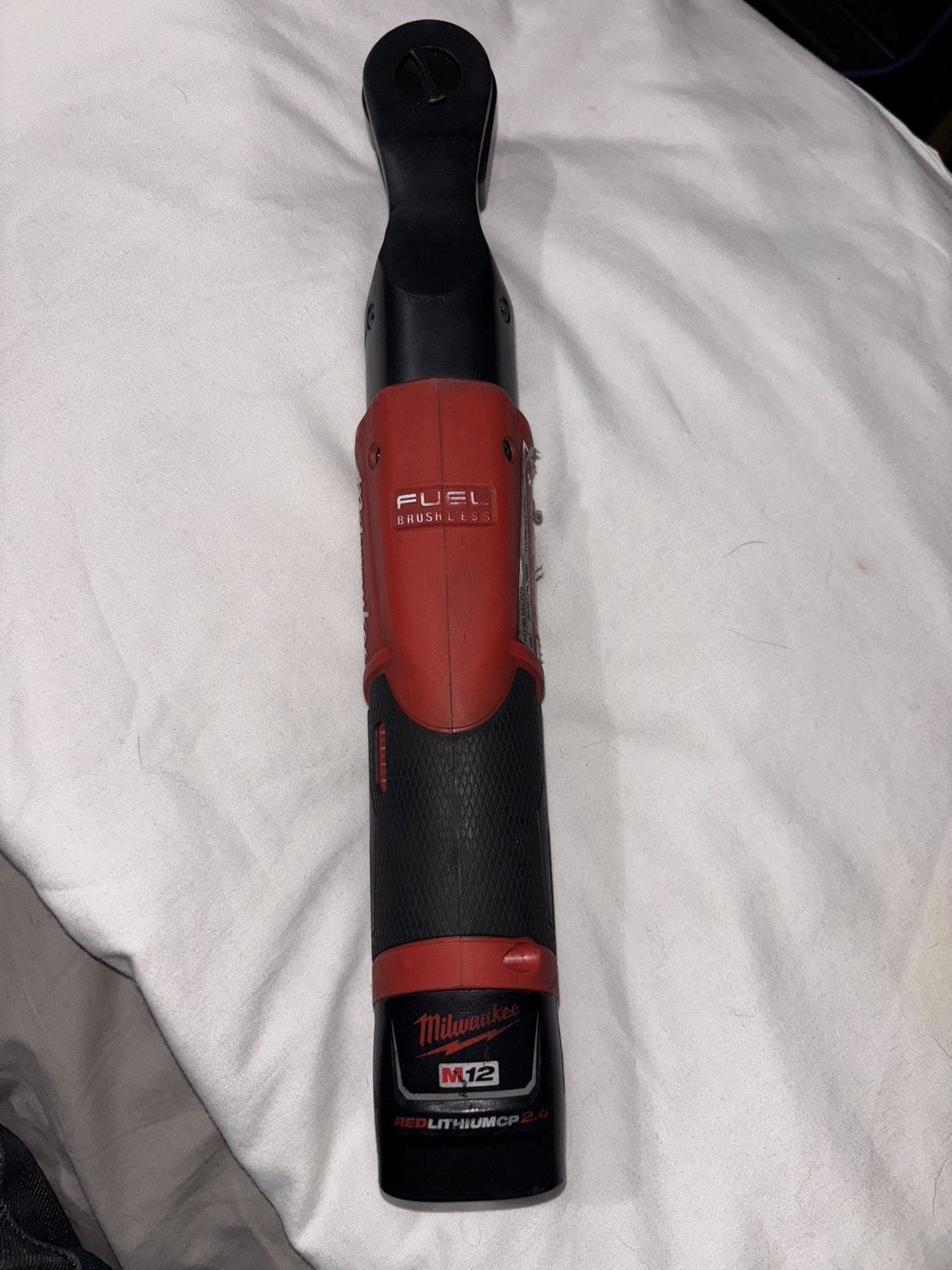Milwaukee Fuel Brushless Ratchet With Battery