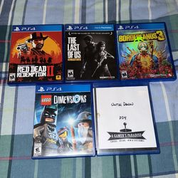 LOT of PS4 Games ($50 for all)