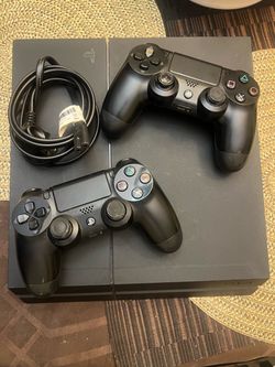 PlayStation4 with two controller