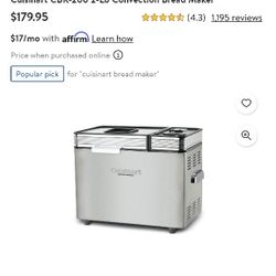 Used Cuisinart Breadmaker