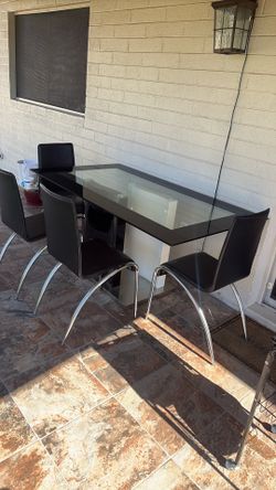 Table and chairs