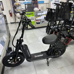  F7 Scooter With Basket! 28MPH! Finance For $50 Down Payment!!