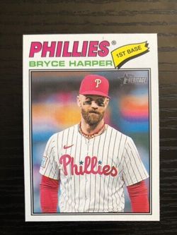 Bryce Harper 2026 Topps Heritage Base Card #72