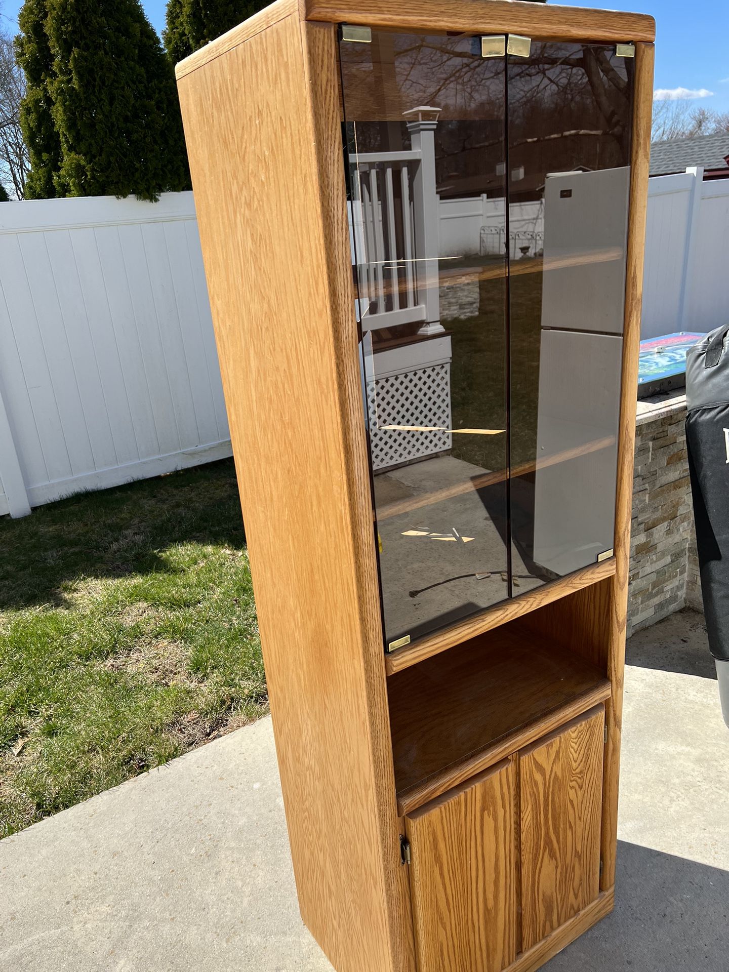 Mirror, Corner Piece And Punching Bag 