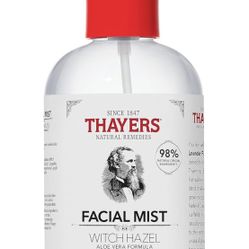 THAYERS Alcohol-Free Witch Hazel Facial Mist Toner with Aloe Vera, Lavender, 8 Ounce